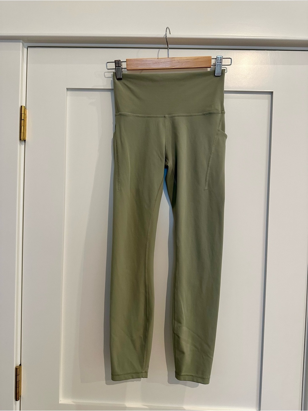 lululemon athletica Olive Green High-Rise Pocket Leggings